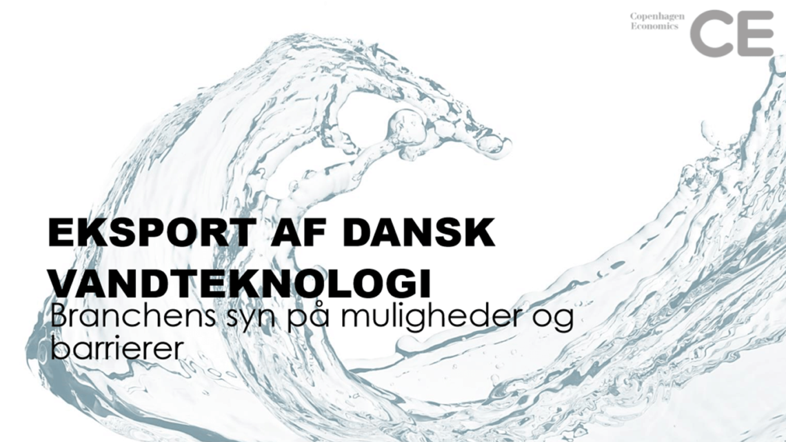 Store muligheder for dansk vandeksport
