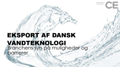 Store muligheder for dansk vandeksport