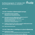 MUDP konference om fremtidens miljøteknologi den 27.10.2017